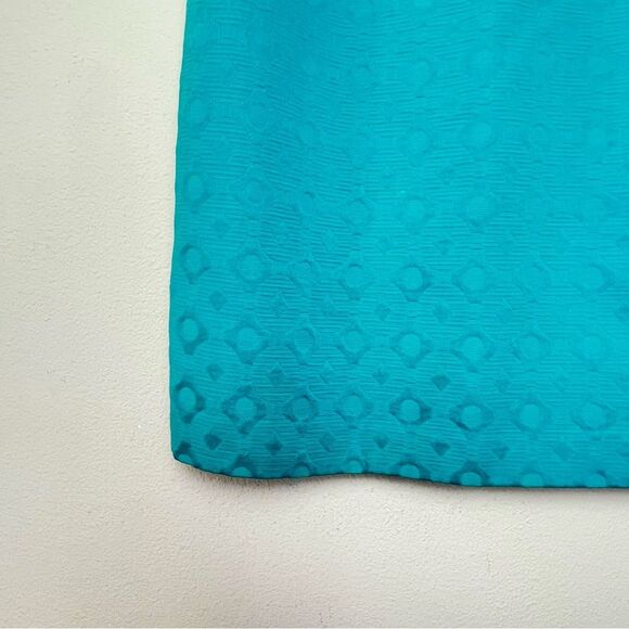 Jessica Howard Turquoise Sheath Dress | Sleeveless Shift MIDI Length Size 8 - Picture 10 of 16